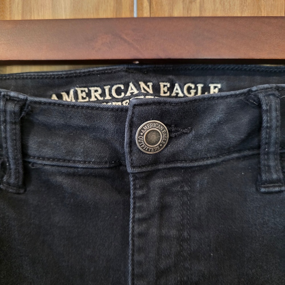 American Eagle Jegging Women 14 Black Excellent Ne(x)t Level Stretch X Denim Pan - Picture 4 of 11